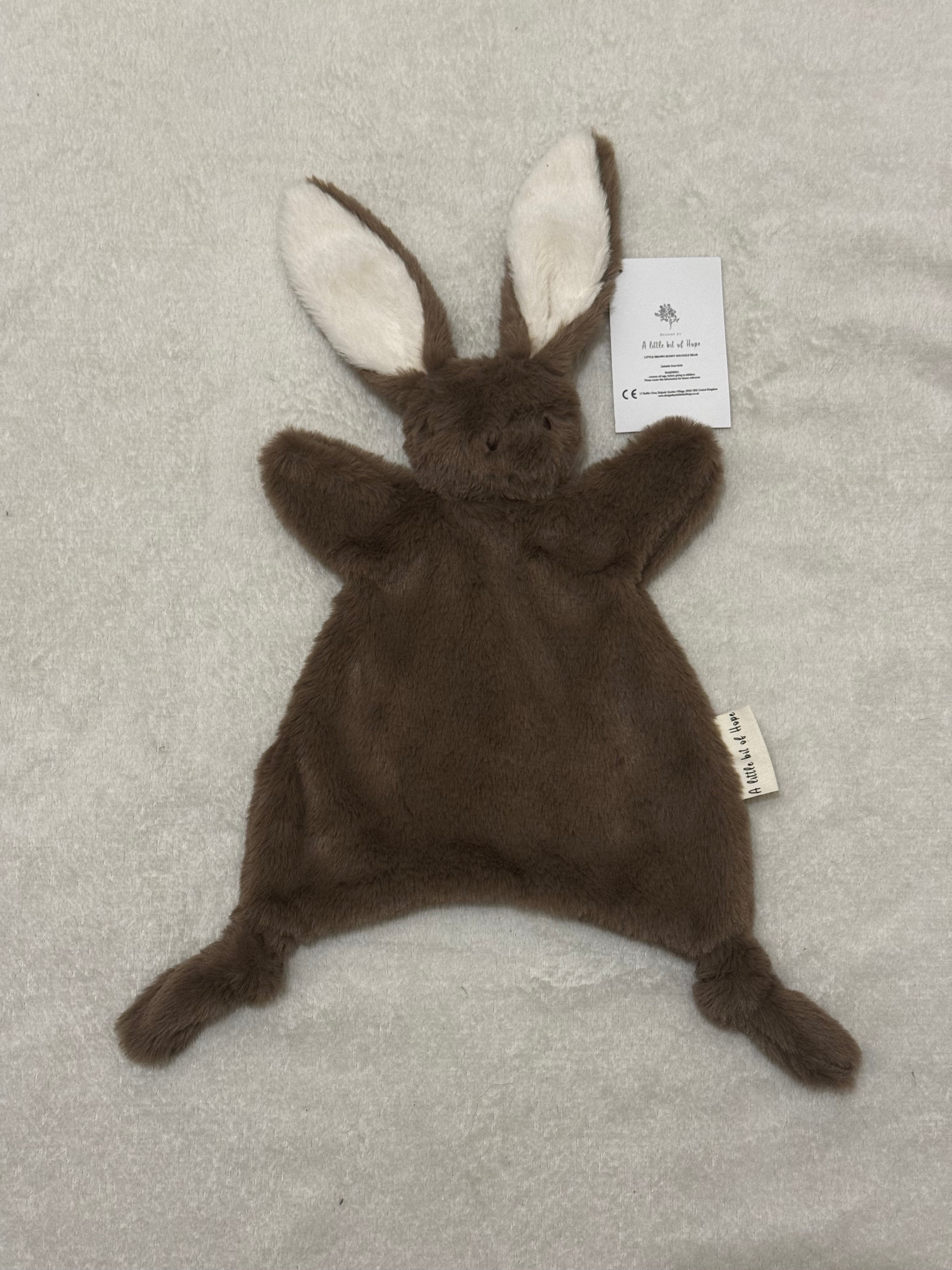 Coffret naissance bébé - Pack Douceur (Anneau de dentition & Doudou lapin)